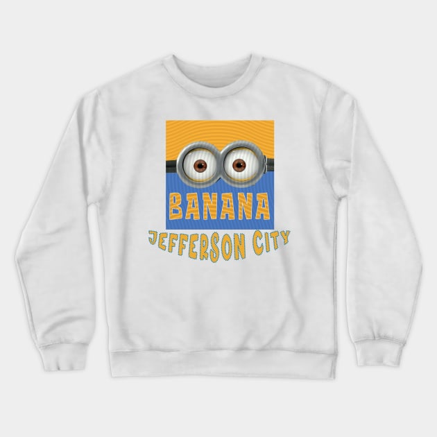 DESPICABLE MINION AMERICA JEFFERSON CITY Crewneck Sweatshirt by LuckYA